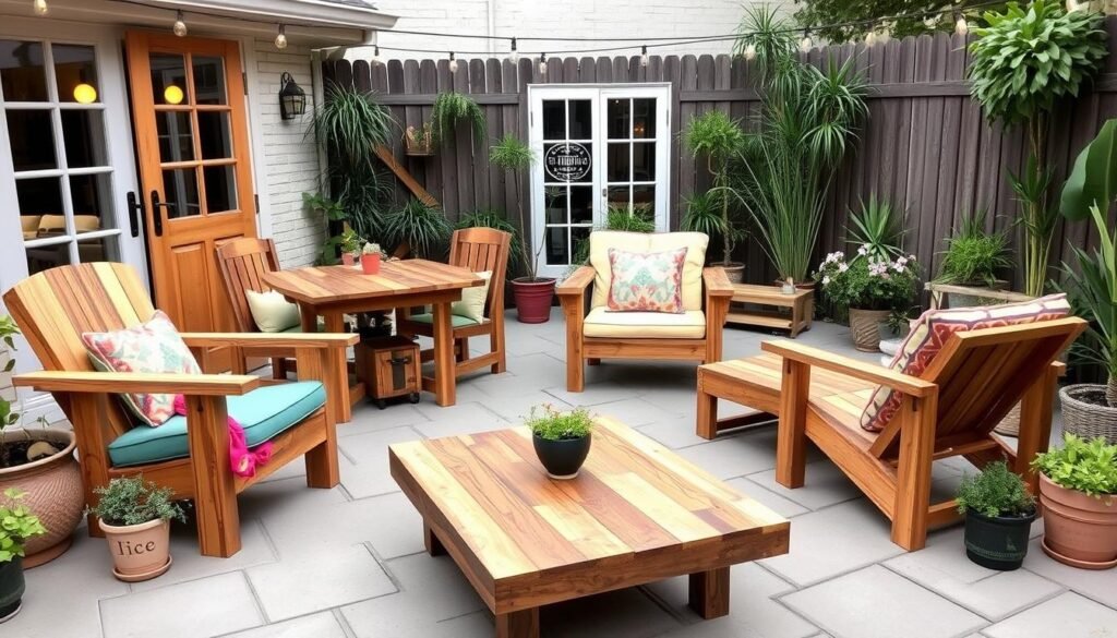 DIY patio furniture