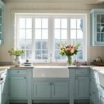 How to Style a Coastal Kitchen with Light Blue Accents for Spring Feature image