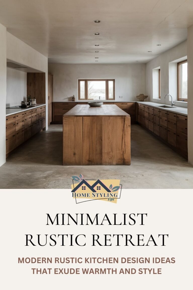15 Modern Rustic Kitchen Design Ideas That Exude Warmth and Style ...