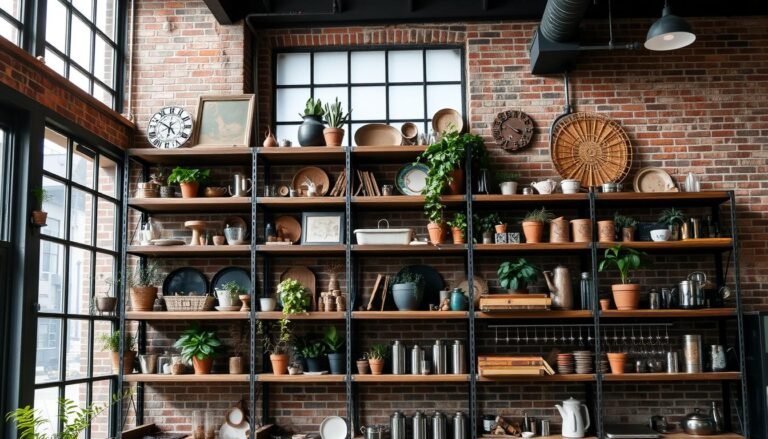 Open Shelving in Industrial Interiors