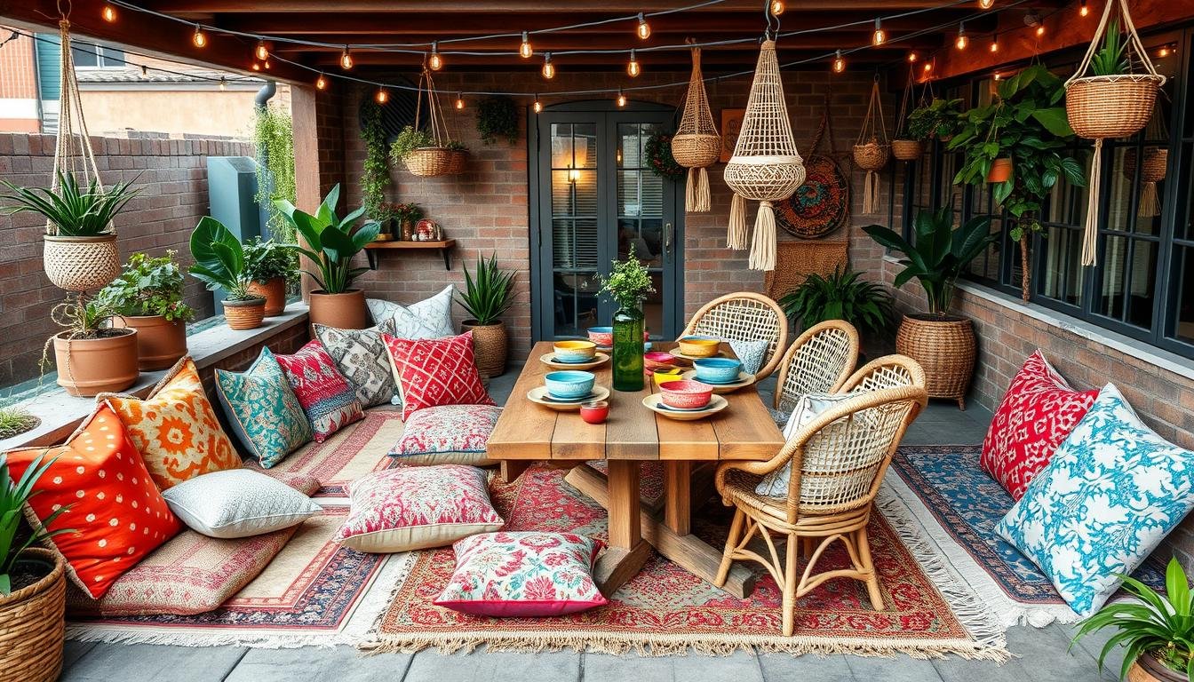 Patio into a Boho Retreat