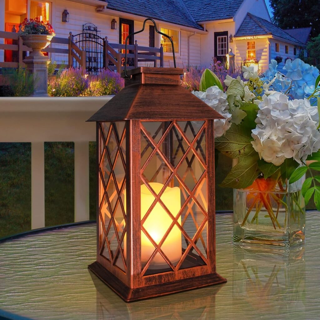  Solar Lantern Outdoor Garden Hanging Lantern