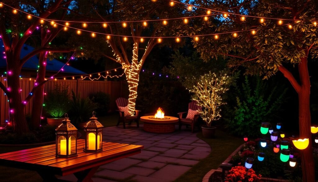 backyard lighting tips