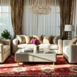 combine patterns - How to Combine Textile Patterns in Rugs, Cushions, and Drapes