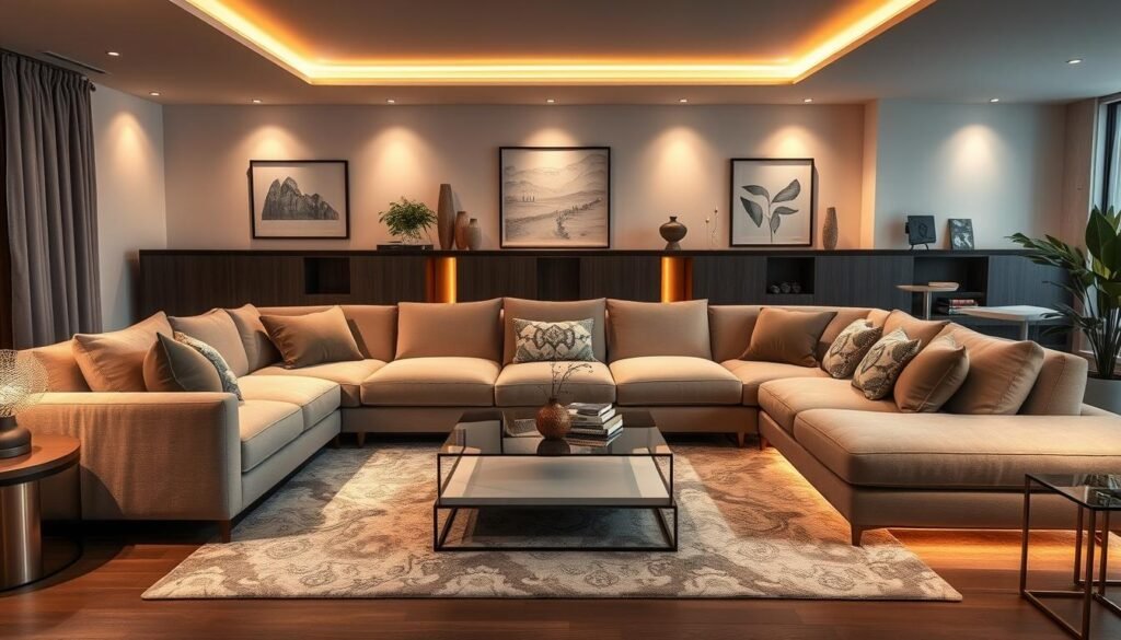 comfortable sectional sofas