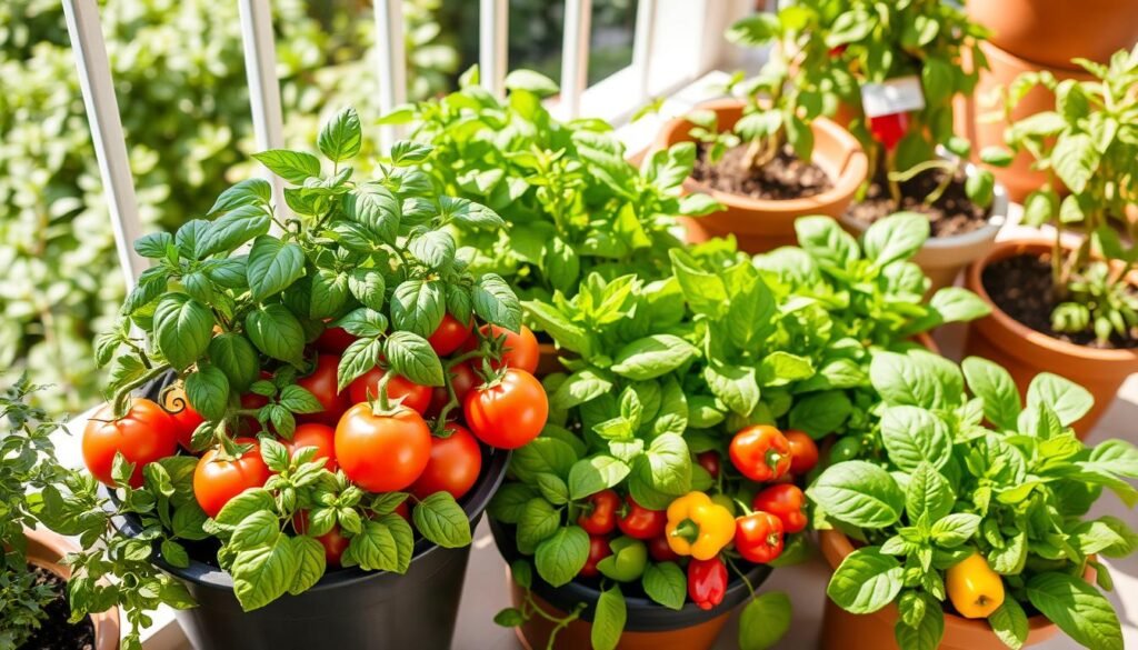 container gardening vegetables