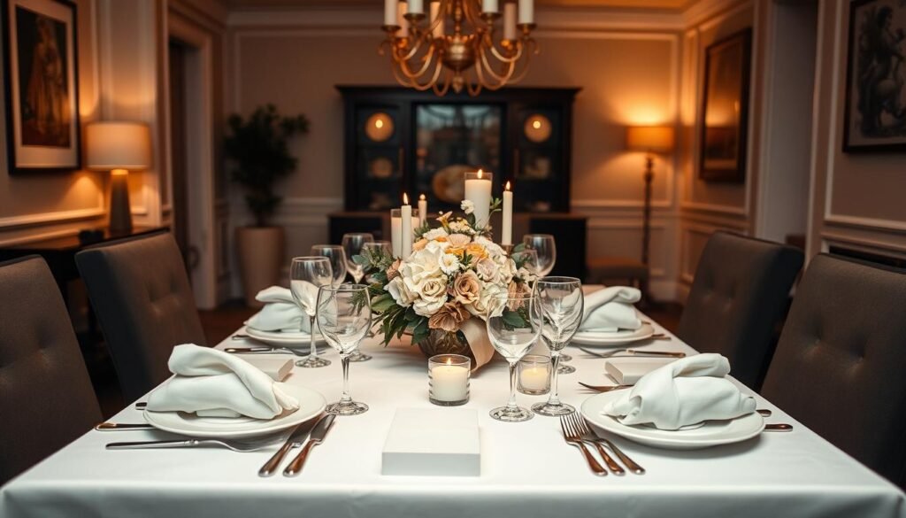 elegant table settings