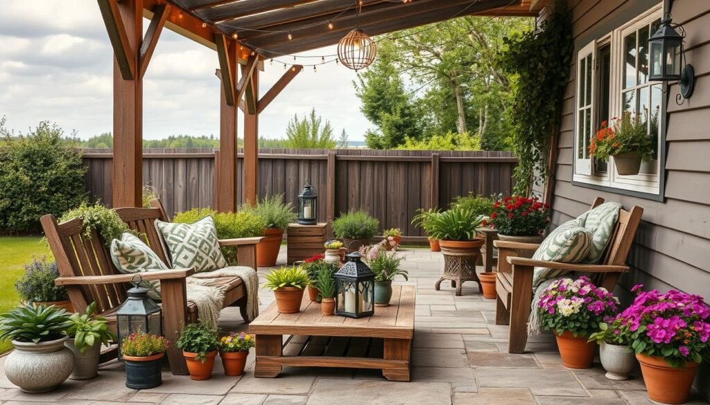 farmhouse patio decor