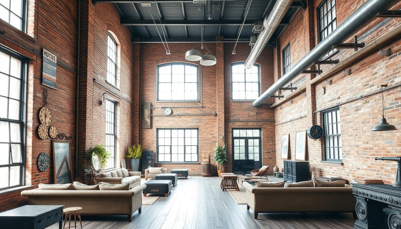 Photo inspiration: Repurposing Old Industrial Signs As Decorative Elements Reference: Key Elements Of Industrial Style Decor