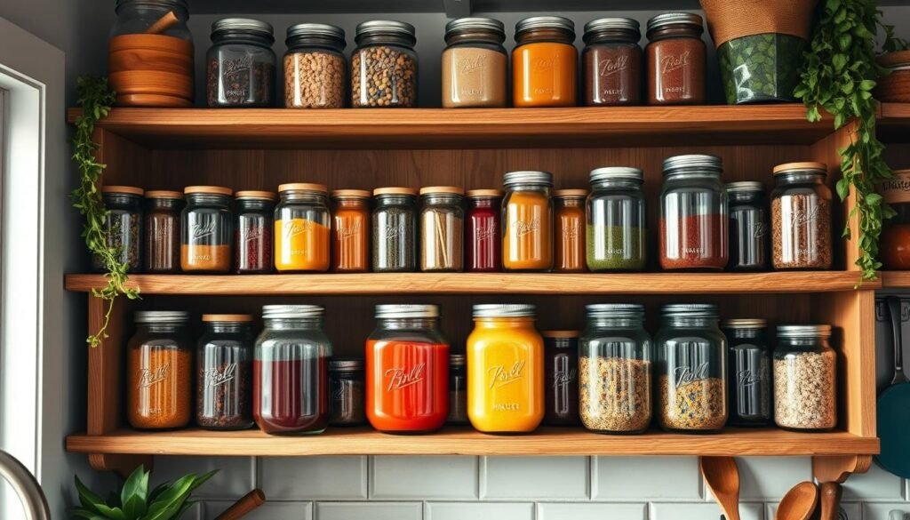 mason jar organization