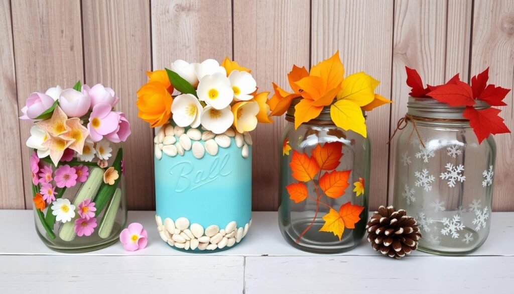 mason jar seasonal decor