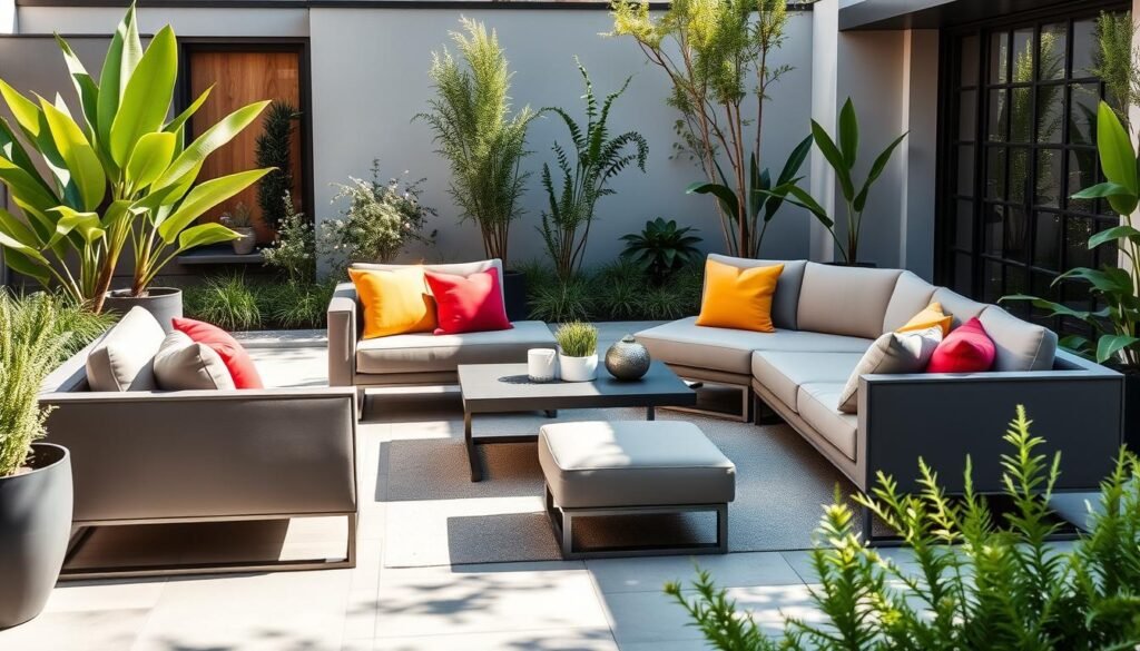 modern patio seating sets