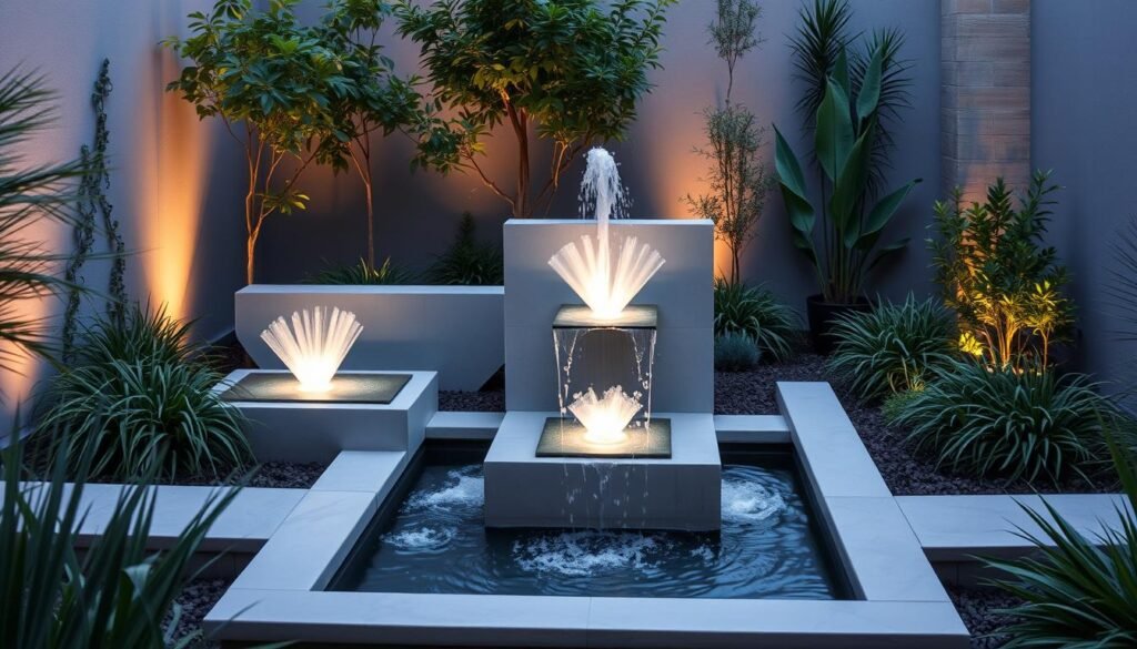 modern water fountain designs