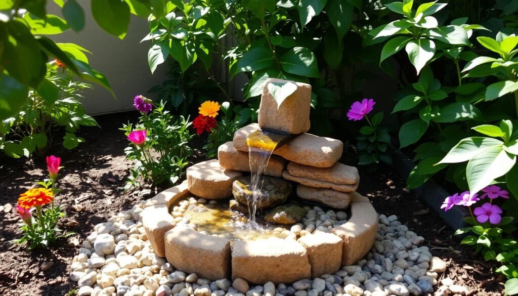 outdoor diy water features