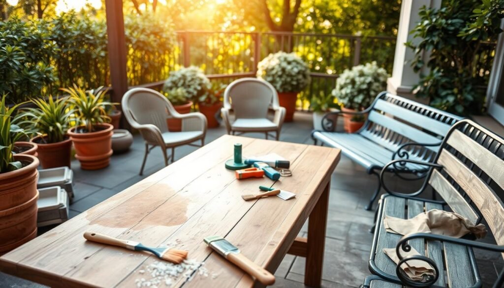 outdoor furniture maintenance