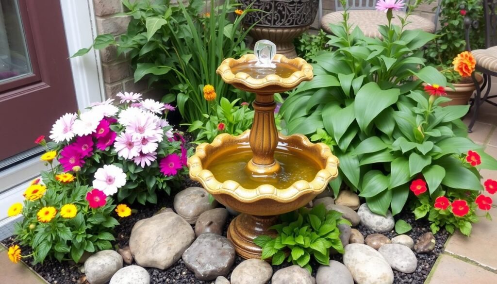 small space fountain setups