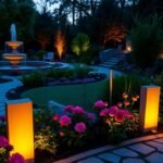 Spotlights to Highlight Garden Features