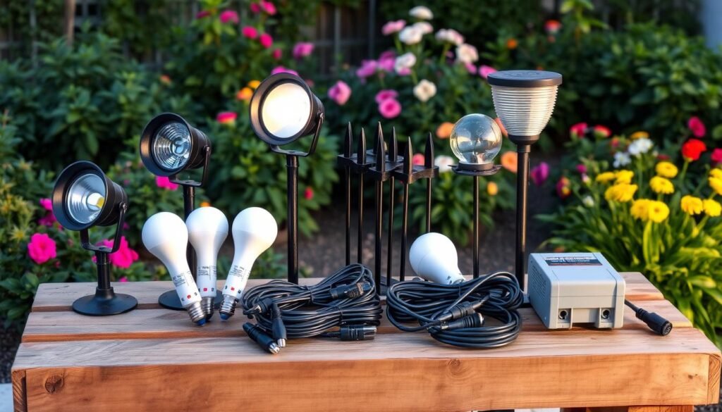 garden lighting tools