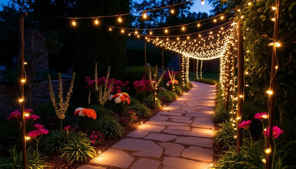 string light pathways