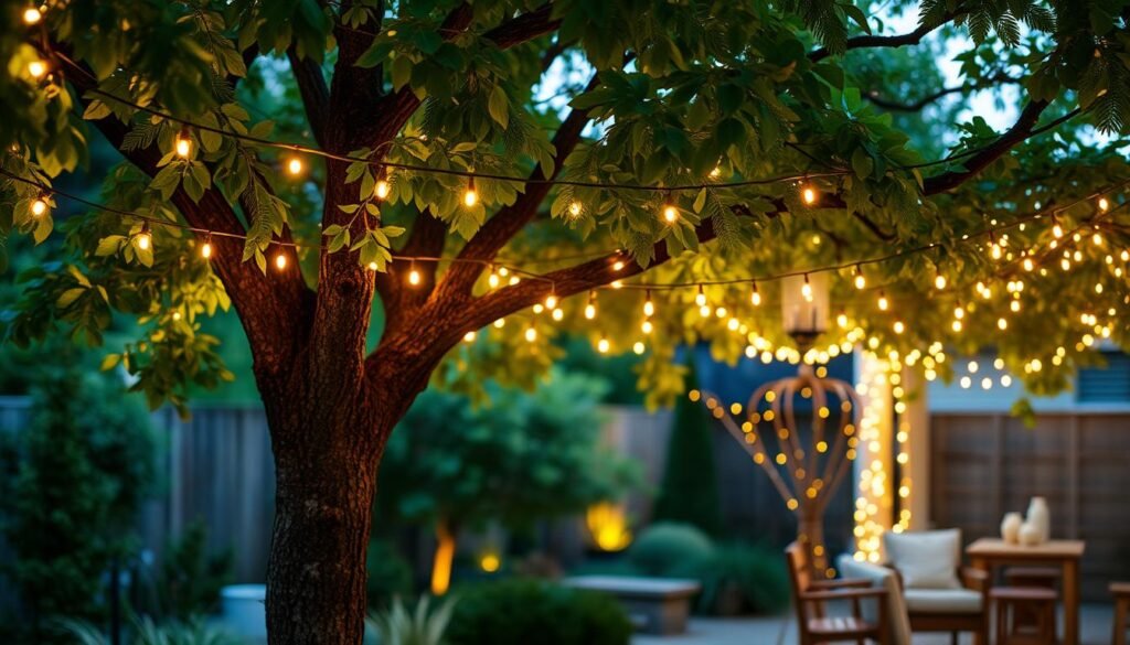 string lights for trees