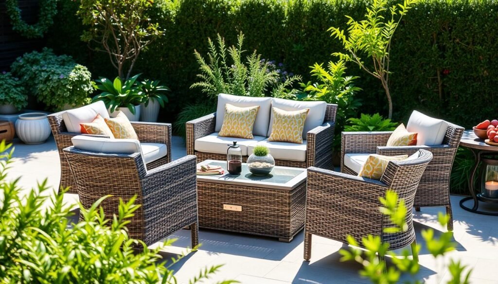 synthetic wicker furniture